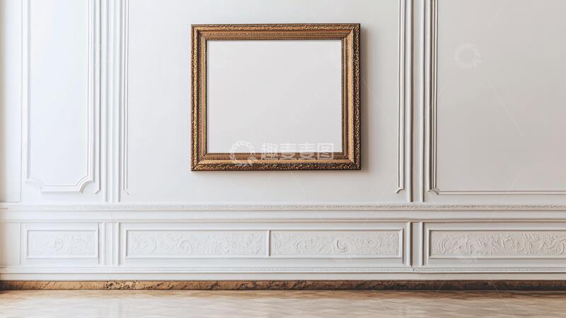 高清大图下载【趣麦麦图】金色石膏线场景