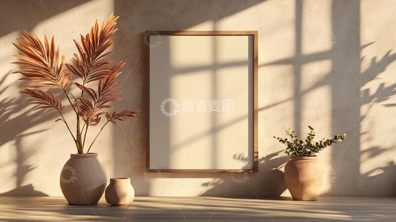 高清大图下载【趣麦麦图】盆栽植物窗边