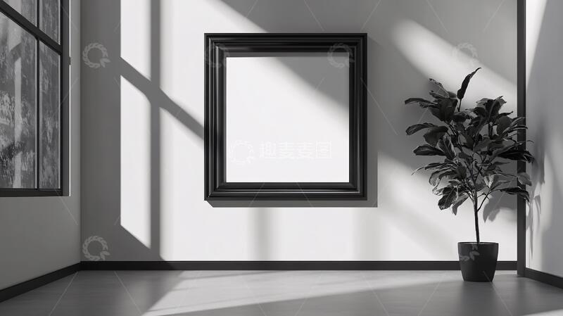 高清大图下载【趣麦麦图】画框与地板画框背景地板