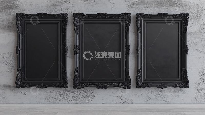 高清大图下载【趣麦麦图】空白古典画框