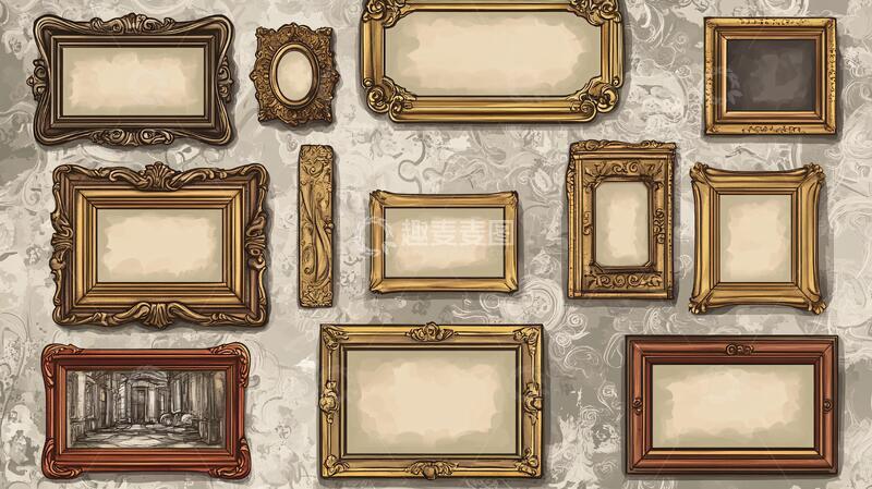 高清大图下载【趣麦麦图】欧式画框欧式相框