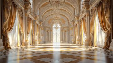 欧式宫殿大厅