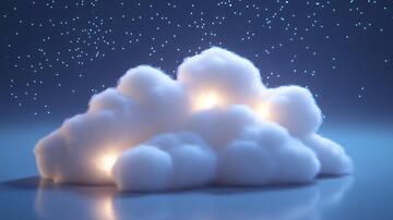 云朵渲染云朵白云发光