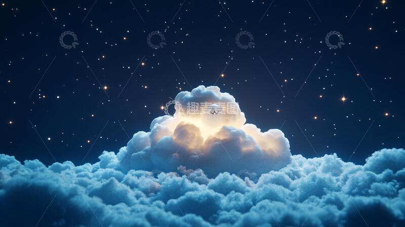 高清大图下载【趣麦麦图】云蓝天白云云朵壁纸高清