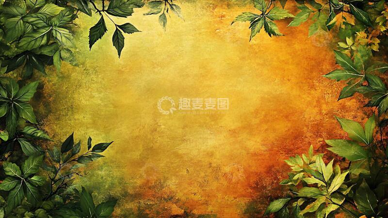 高清大图下载【趣麦麦图】树叶桌面背景