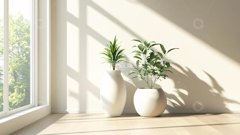 高清大图下载【趣麦麦图】阳光植物窗台小绿植10