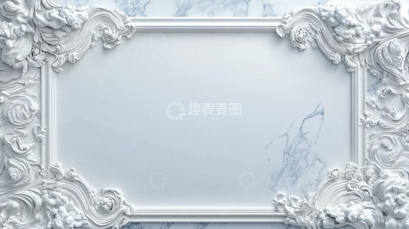 高清大图下载【趣麦麦图】皇家蓝立体感浮雕背景2