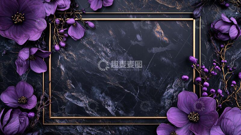 高清大图下载【趣麦麦图】鲜花画板背景1