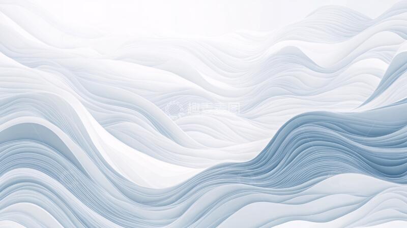 高清大图下载【趣麦麦图】抽象线条山水背景