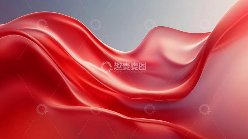 高清大图下载【趣麦麦图】简约大气红色蓝色2