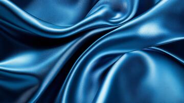蓝色动感丝绸背景8
