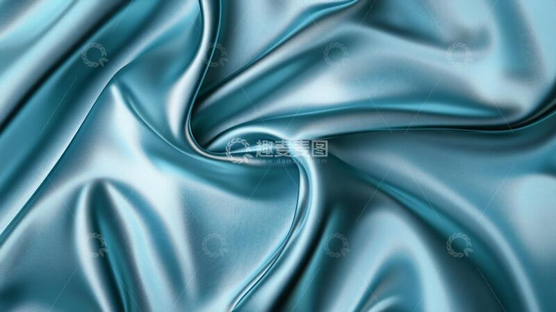 高清大图下载【趣麦麦图】蓝色缎地丝绸背景绸缎