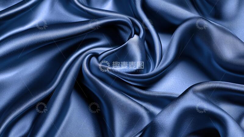 高清大图下载【趣麦麦图】蓝色动感丝绸背景3