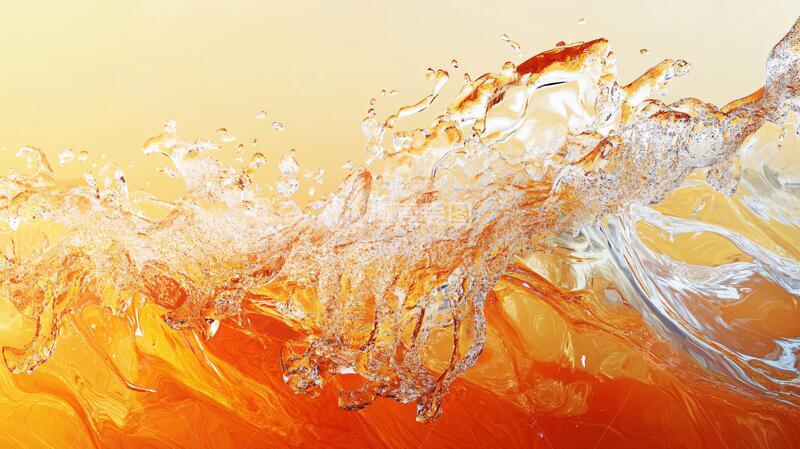 高清大图下载【趣麦麦图】流动的彩色水波动感