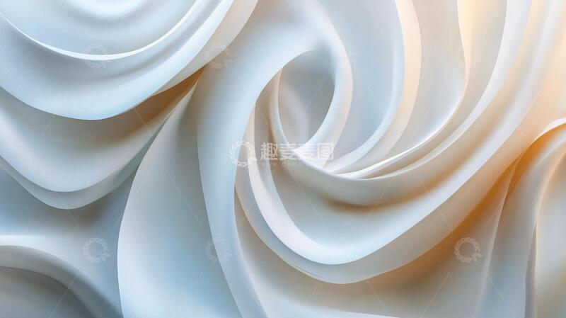 高清大图下载【趣麦麦图】浅色系立体剪裁背景