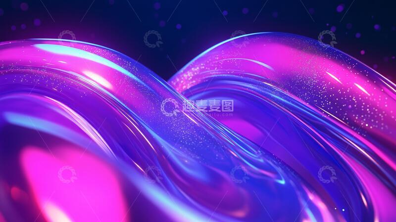 高清大图下载【趣麦麦图】答谢晚宴炫彩渐变流体2