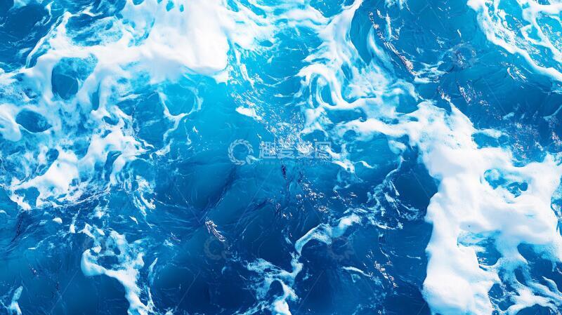 高清大图下载【趣麦麦图】蓝色液体纹理1