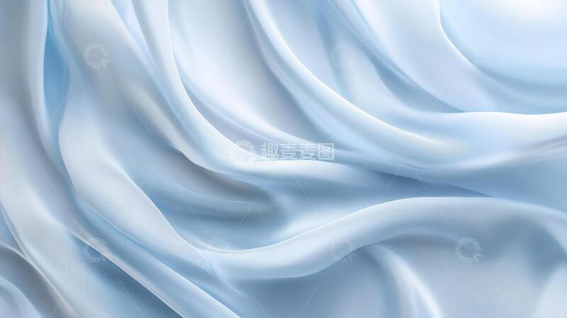 高清大图下载【趣麦麦图】蓝色动感丝绸背景5