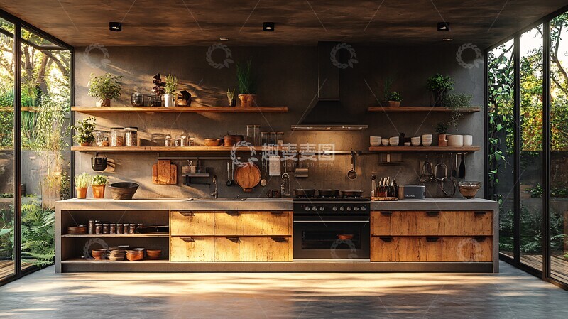 高清大图下载【趣麦麦图】金属厨房家具饰物3