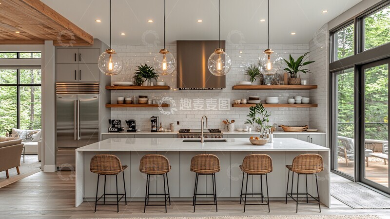 高清大图下载【趣麦麦图】灰色柜台白色台面3