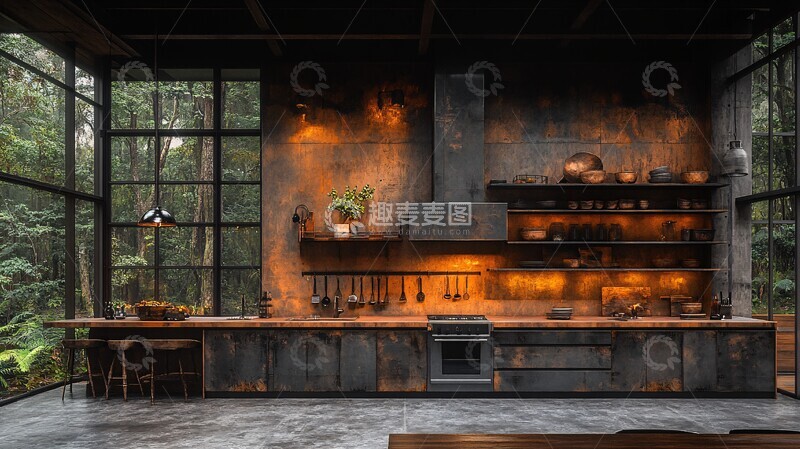 高清大图下载【趣麦麦图】工业厨房设计