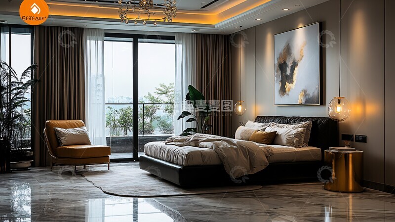 奢华现代卧室风格
