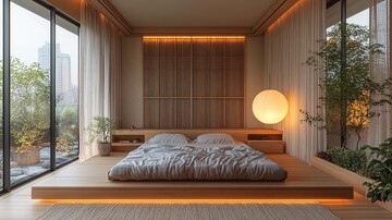 榻榻米木床卧室3