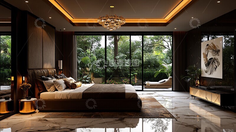 奢华现代卧室12