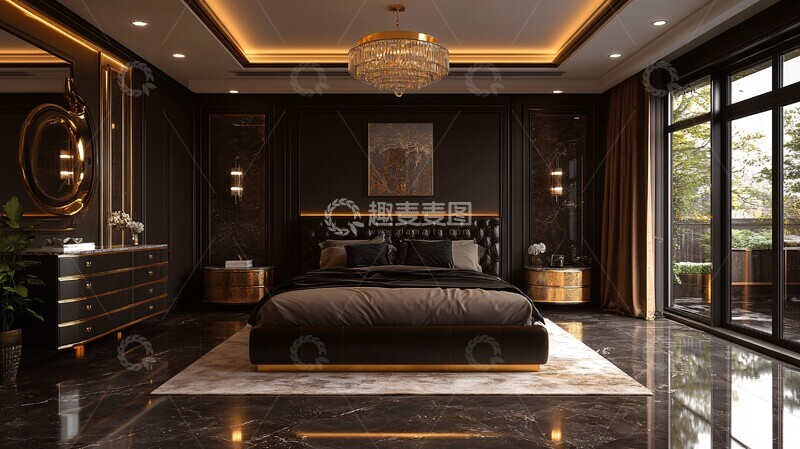 奢华现代卧室14