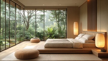 榻榻米床与木床