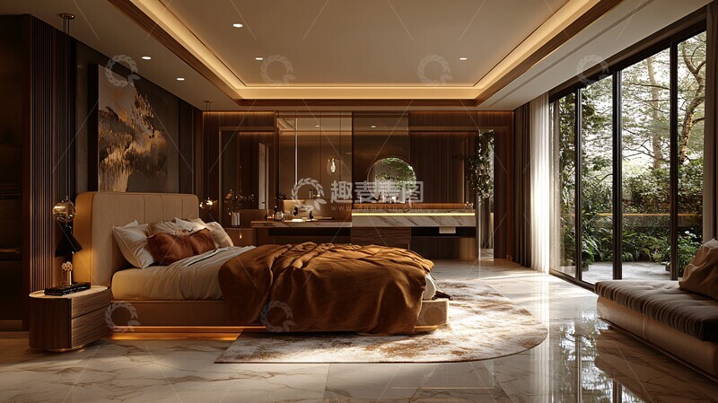 奢华现代卧室9