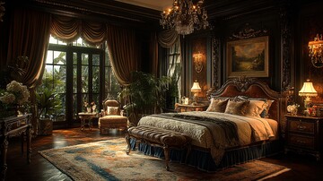 复古欧洲风格卧室2