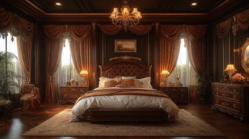 复古欧洲风格卧室3