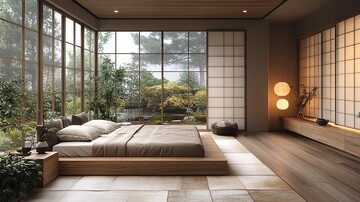 榻榻米木床卧室5