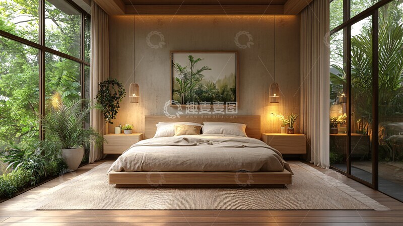 高清大图下载【趣麦麦图】木床木桌艺术装饰2