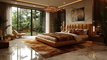 金色床与现代艺术1