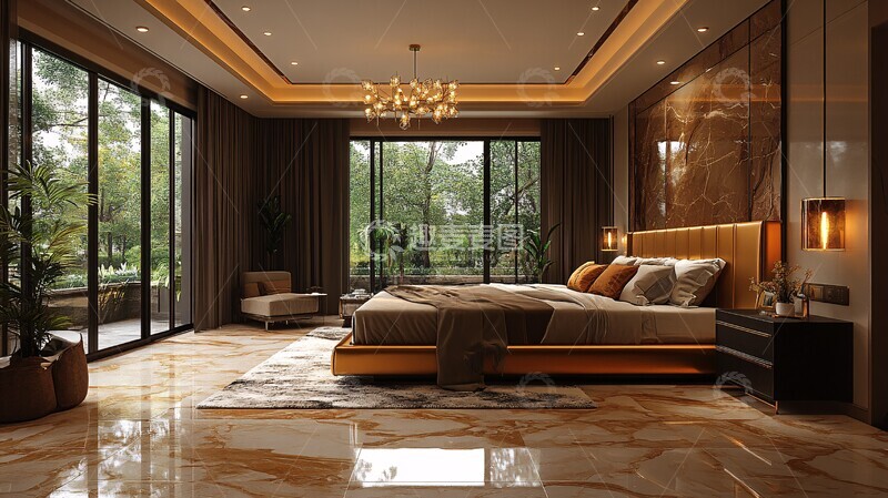 奢华现代卧室设计5