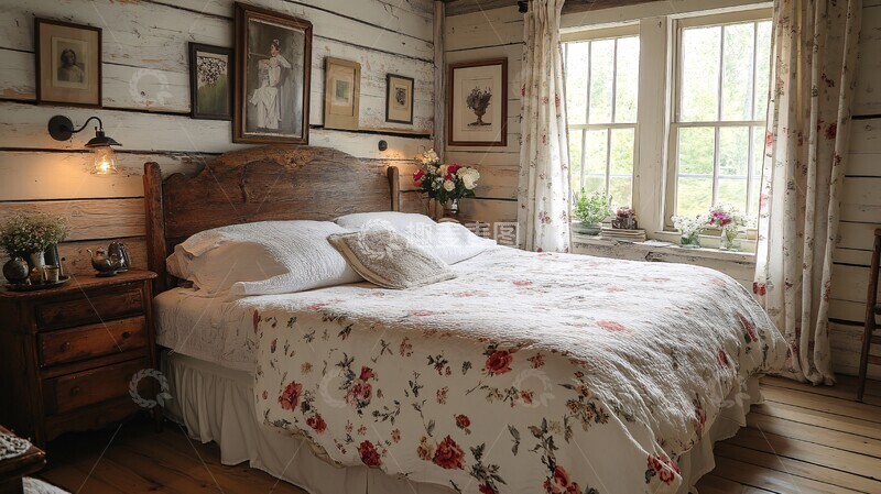 高清大图下载【趣麦麦图】花艺卧室布置1