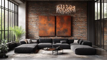 工业风客厅设计6