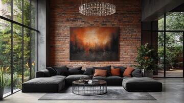 工业风客厅设计5