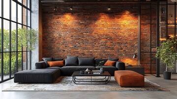 工业风客厅设计2