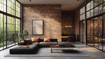 工业风客厅设计1