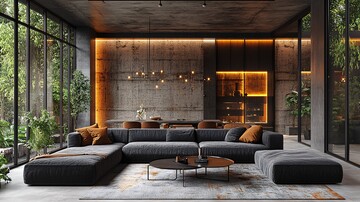 工业风客厅设计4