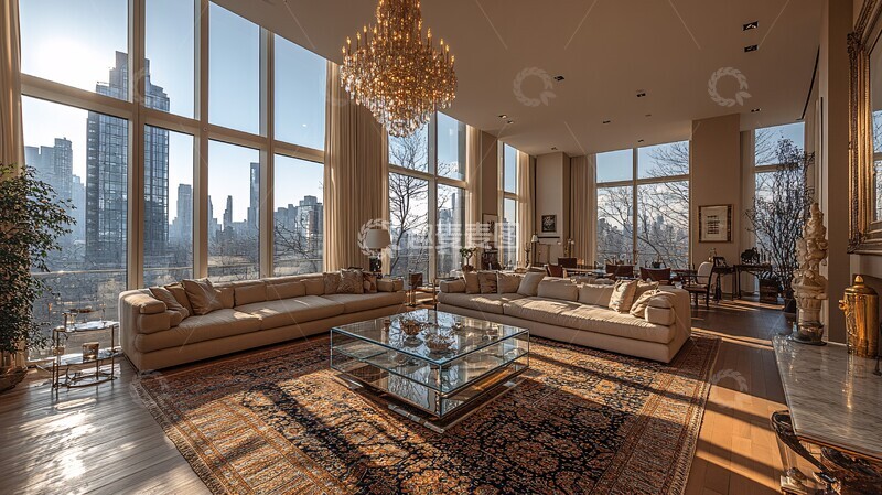 高清大图下载【趣麦麦图】现代客厅沙发装饰3