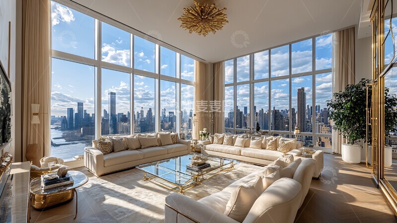 高清大图下载【趣麦麦图】现代客厅沙发装饰