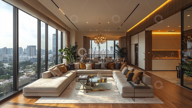 奢华客厅设计风1