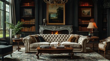 古典客厅家居布置2