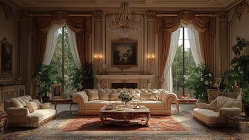 古典客厅家居布置3