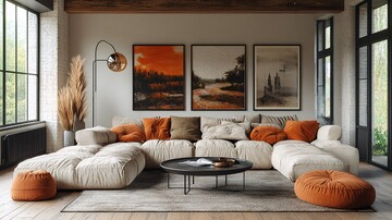 现代风格客厅设计1