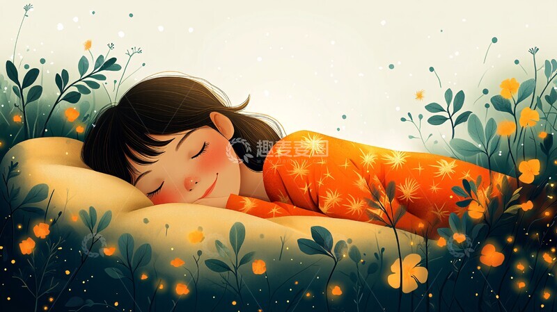 高清大图下载【趣麦麦图】舒适两件套睡衣